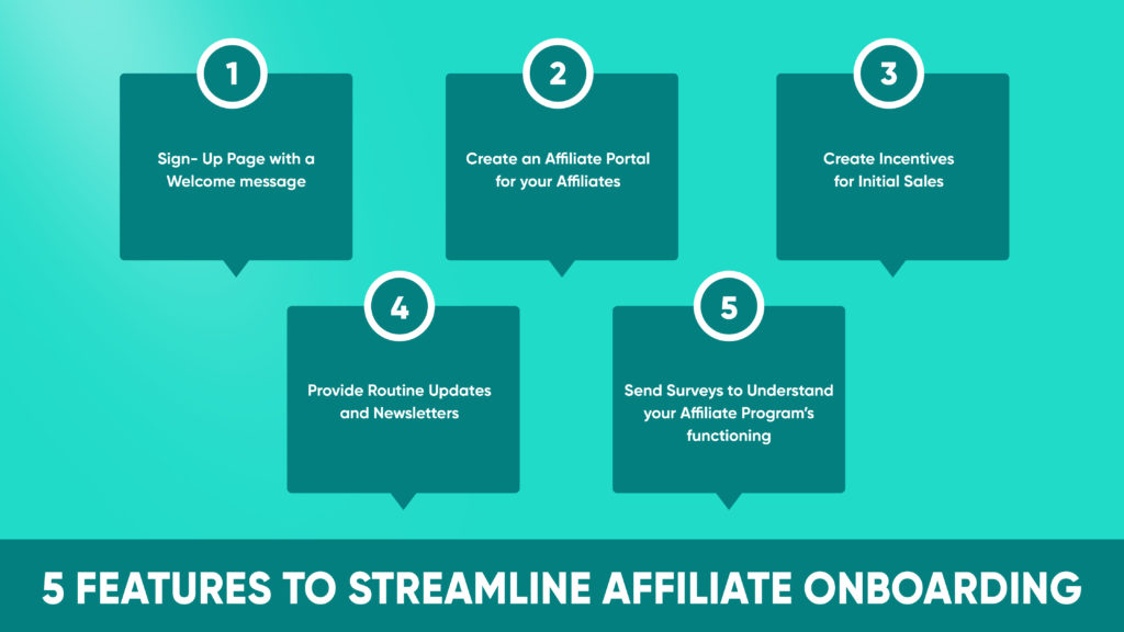 Affiliate Onboarding